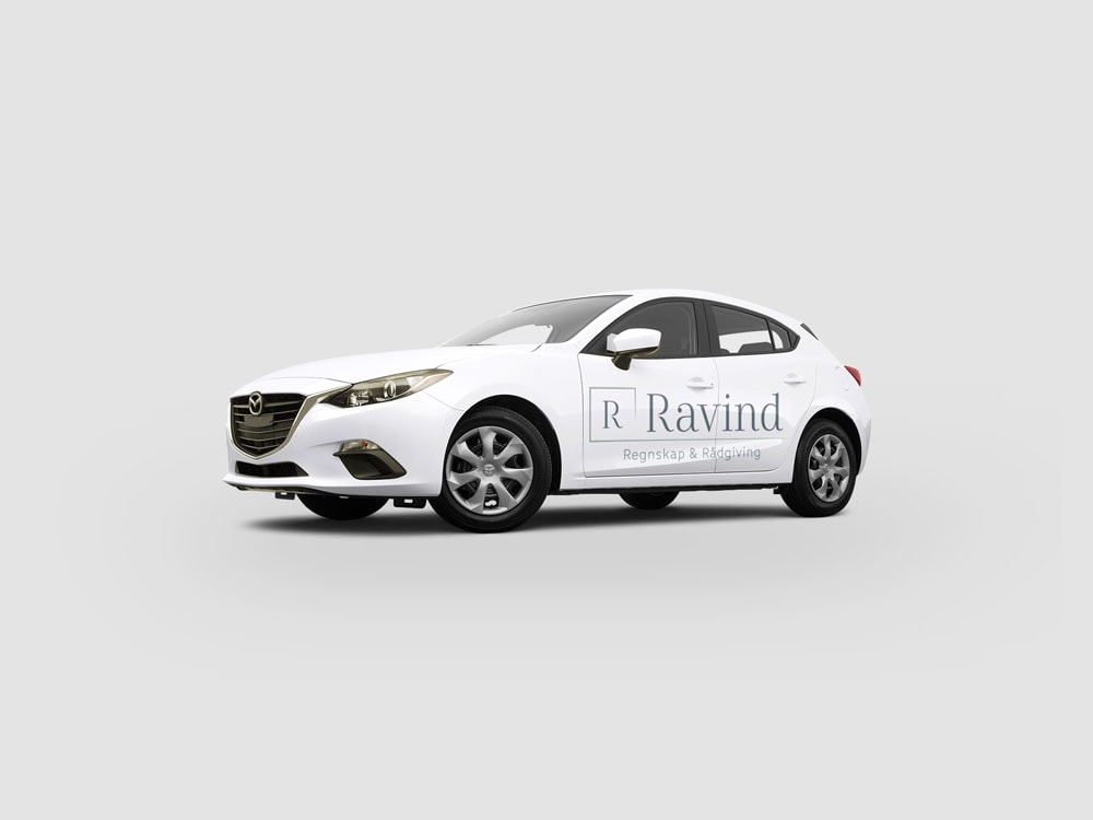 Ravind-Logo-på-bil